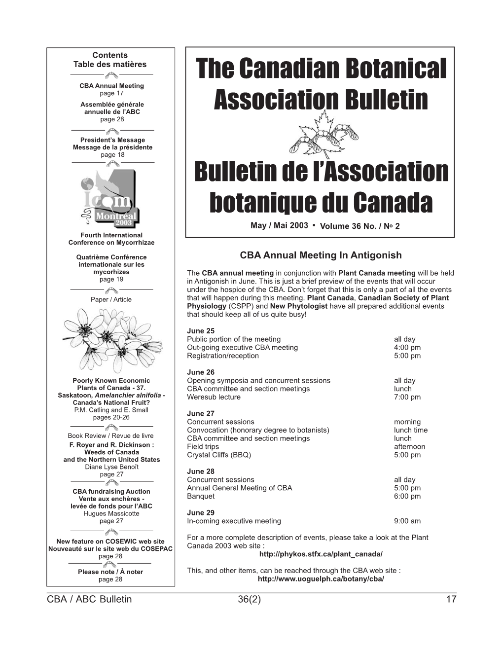 CBA/ABC Bulletin 36(2)