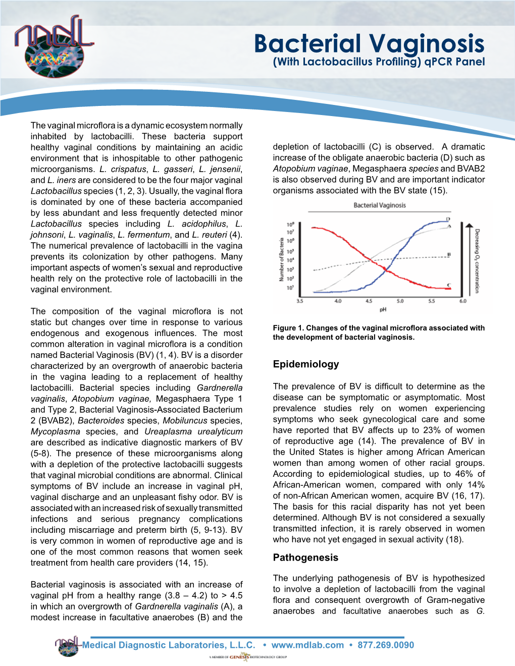 Bacterial Vaginosis (With Lactobacillus Profiling) Qpcr Panel