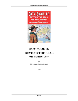 Boy Scouts Beyond the Seas