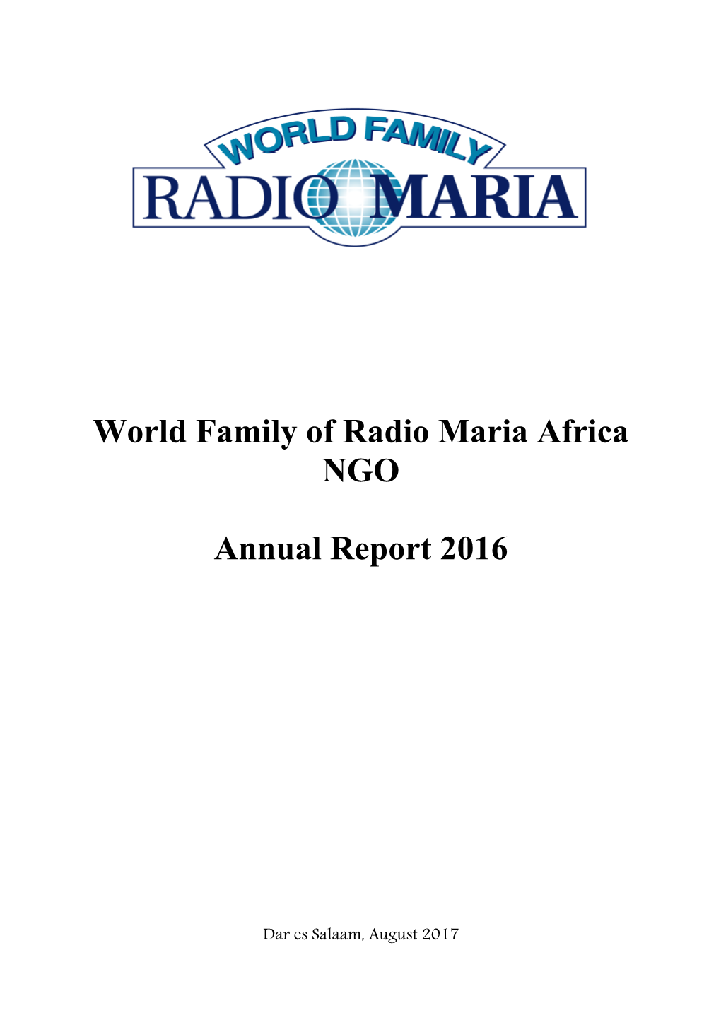 WF Africa Annual Report 2016