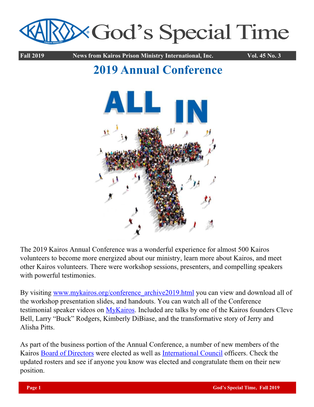 2019 Annual Conference