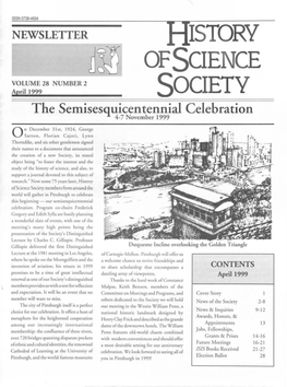 April1999 SOOETY the Semisesquicentennial Celebration 4-7 November 1999