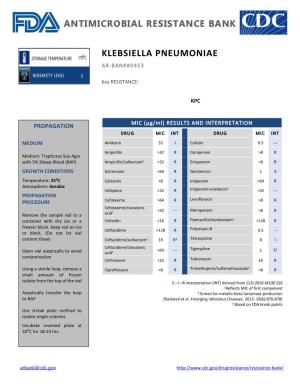 Klebsiella Pneumoniae Ar-Bank#0453
