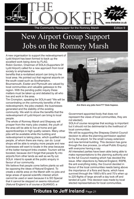 New Airport Group Support Jobs on the Romney Marsh