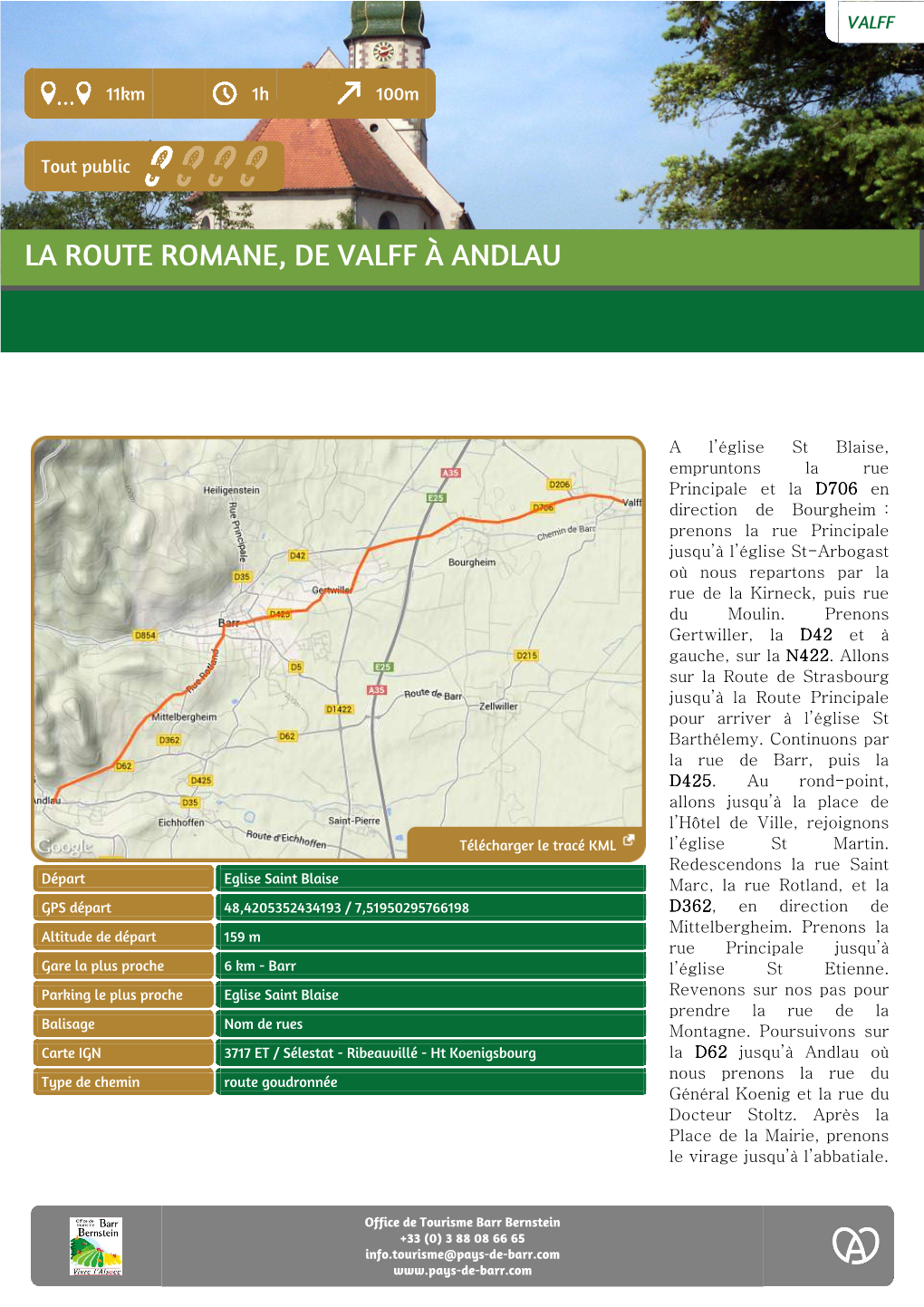 La Route Romane, De Valff À Andlau