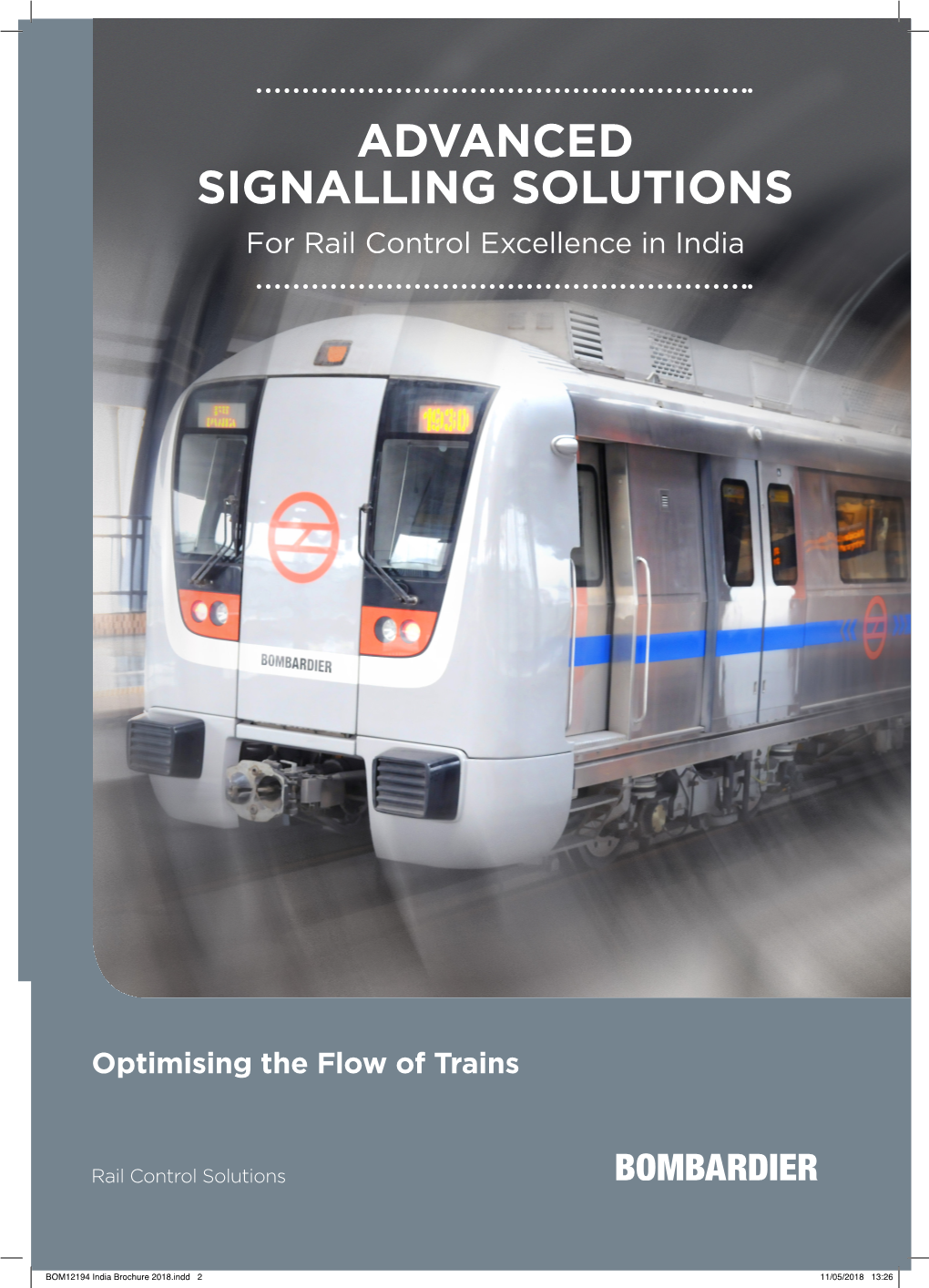 ADVANCED SIGNALLING SOLUTIONS for Rail Control Excellence in India