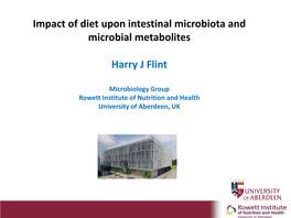 Impact of Diet Upon Intestinal Microbiota and Microbial Metabolites