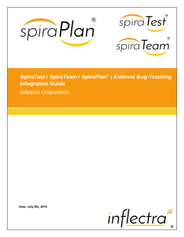 Spiraplan External Bug Tracking Integration Guide