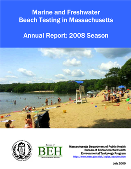 MDPH Beaches Annual Report 2008