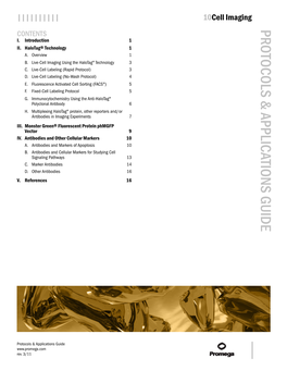 Cell Imaging Protocols and Applications Guide