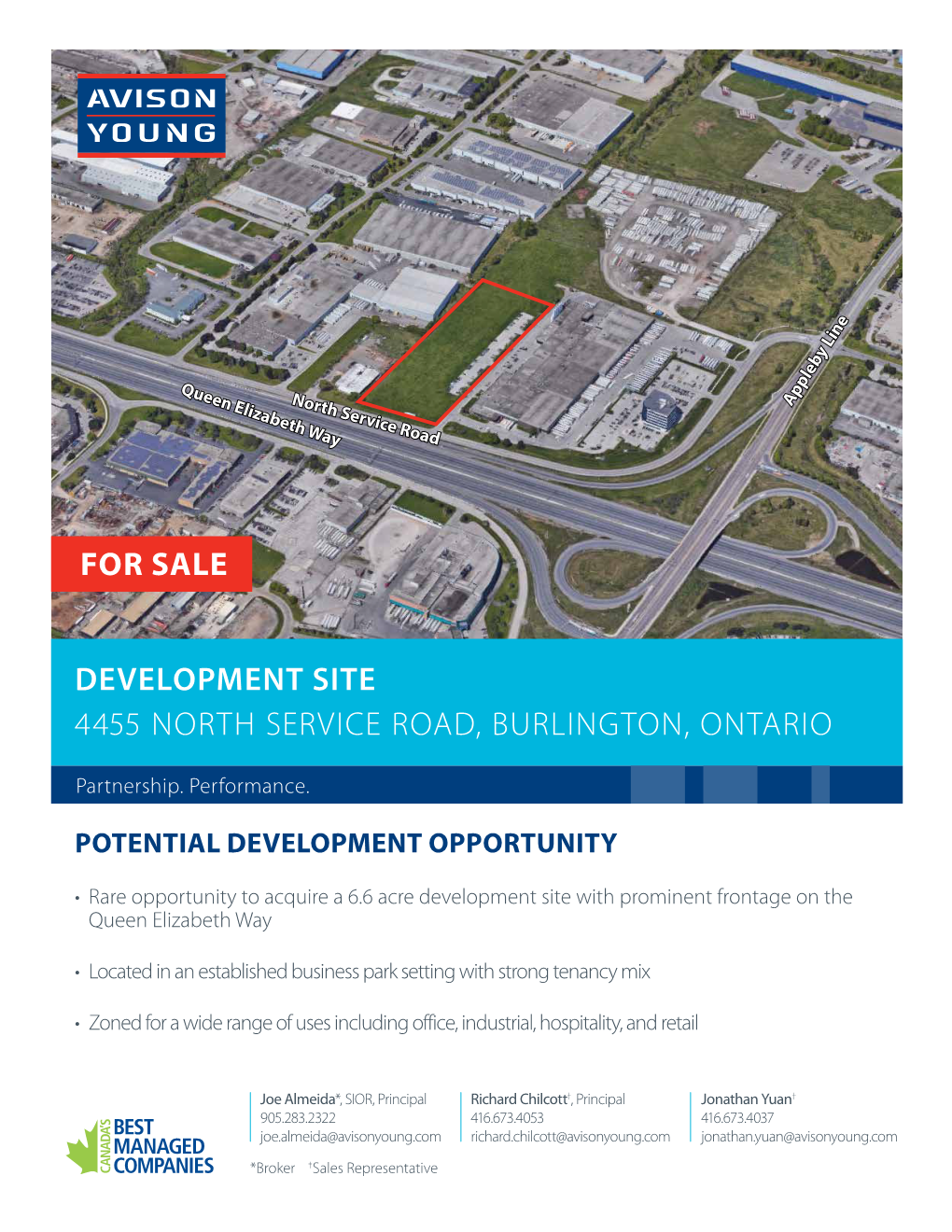 For Sale Development Site 4455 North Service Road