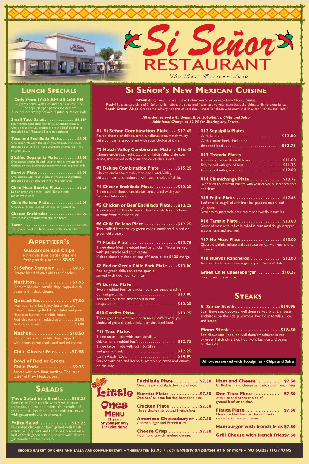 Si Senor Margaritas Burritos: Each Margarita In-House Created! Ground Beef with Chile Smothered