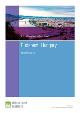 Urban Development in Budapest - a ULI Report
