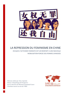 La Repression Du Feminisme En Chine En Quoi L’Activisme Feministe Est Un Rempart a Une Nouvelle Mobilisation Forcee Des Femmes Chinoises
