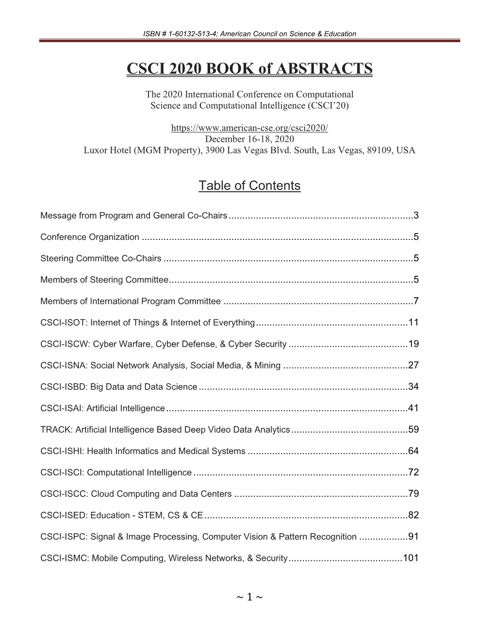 ISBN # 1-60132-513-4; American Council on Science & Education