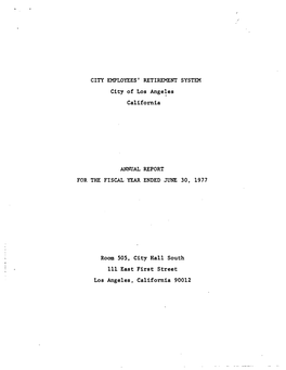1977 Comprehensive Annual Financial Report
