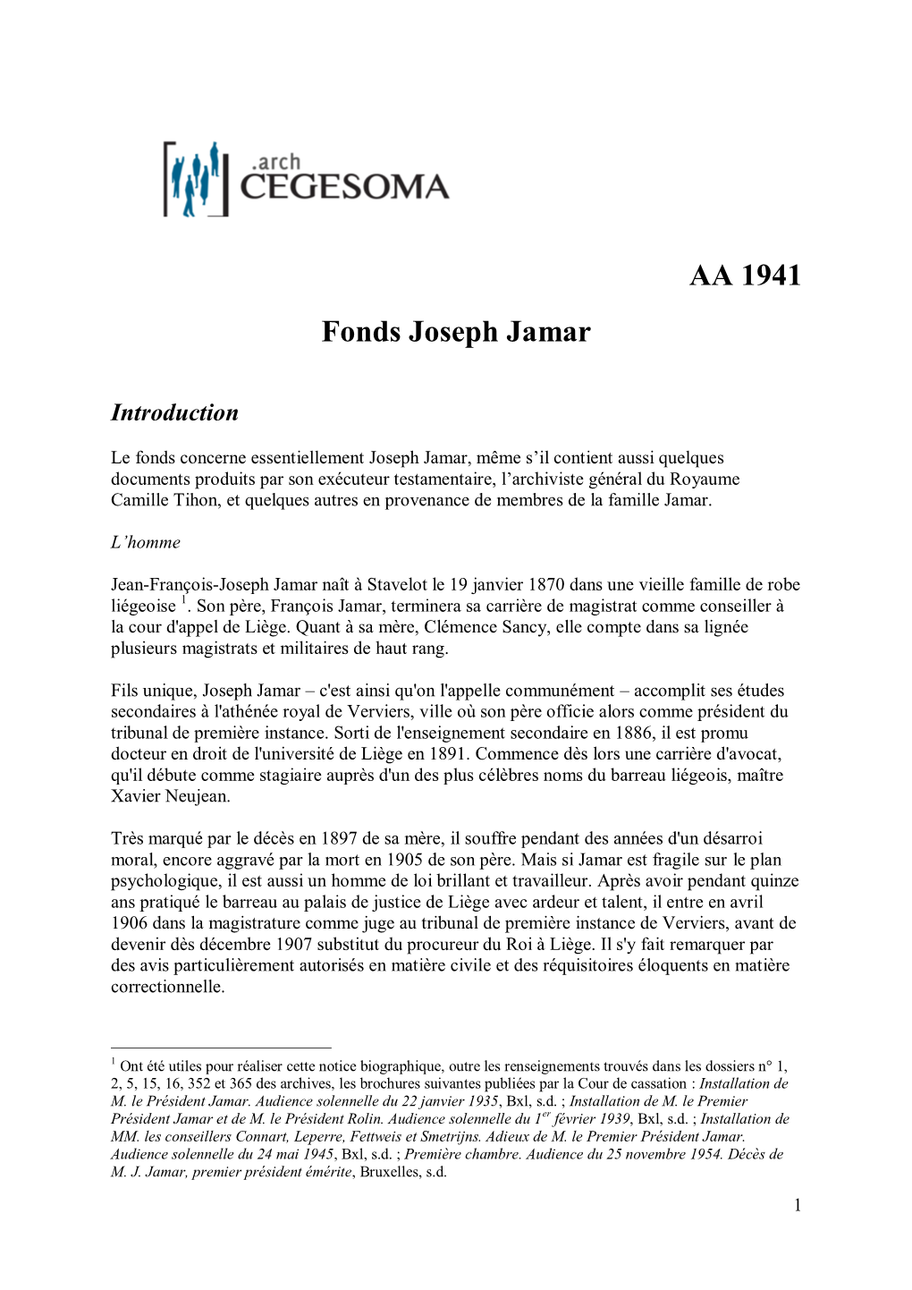 AA 1941 Fonds Joseph Jamar