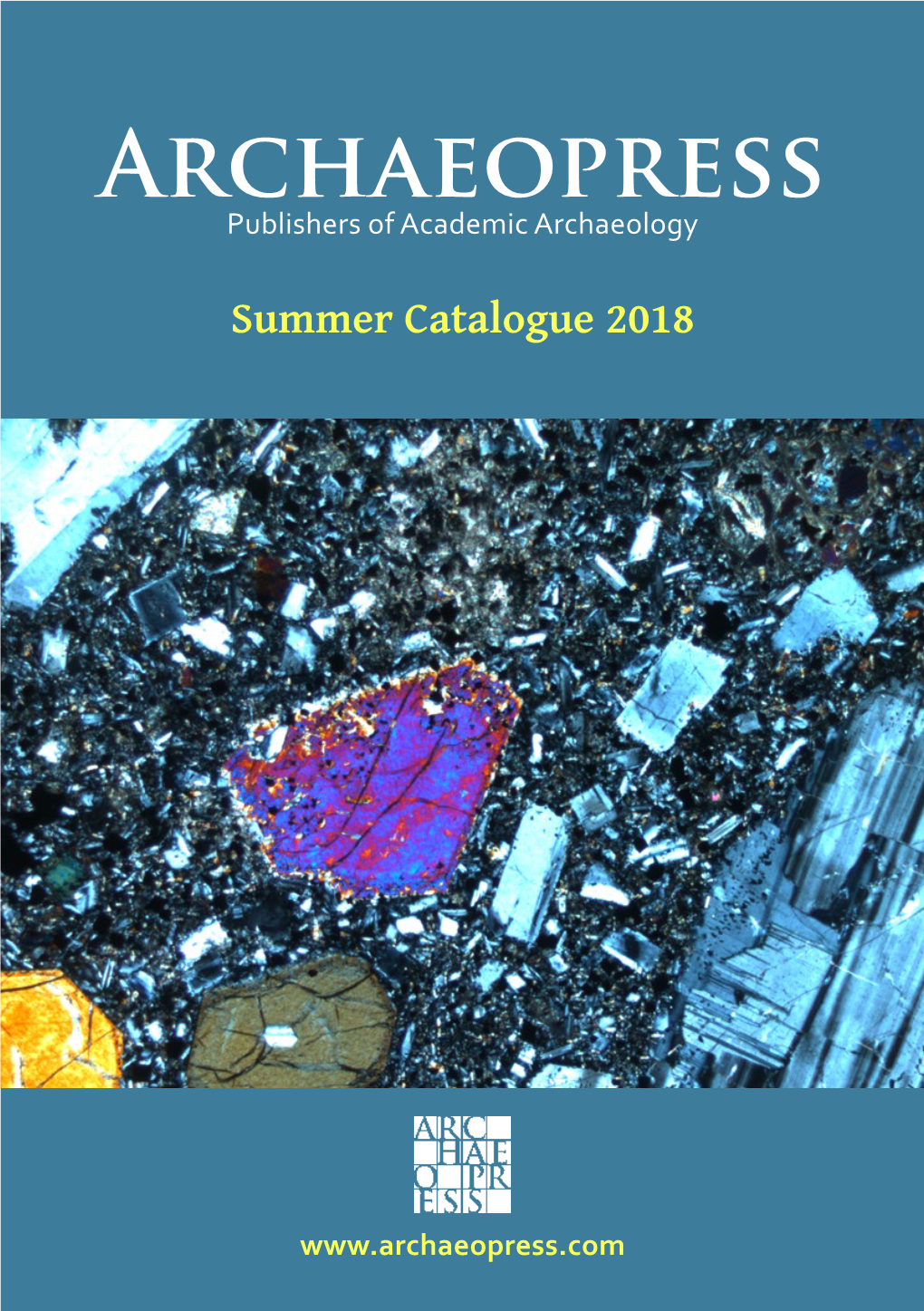 Summer Catalogue 2018 Archaeopress