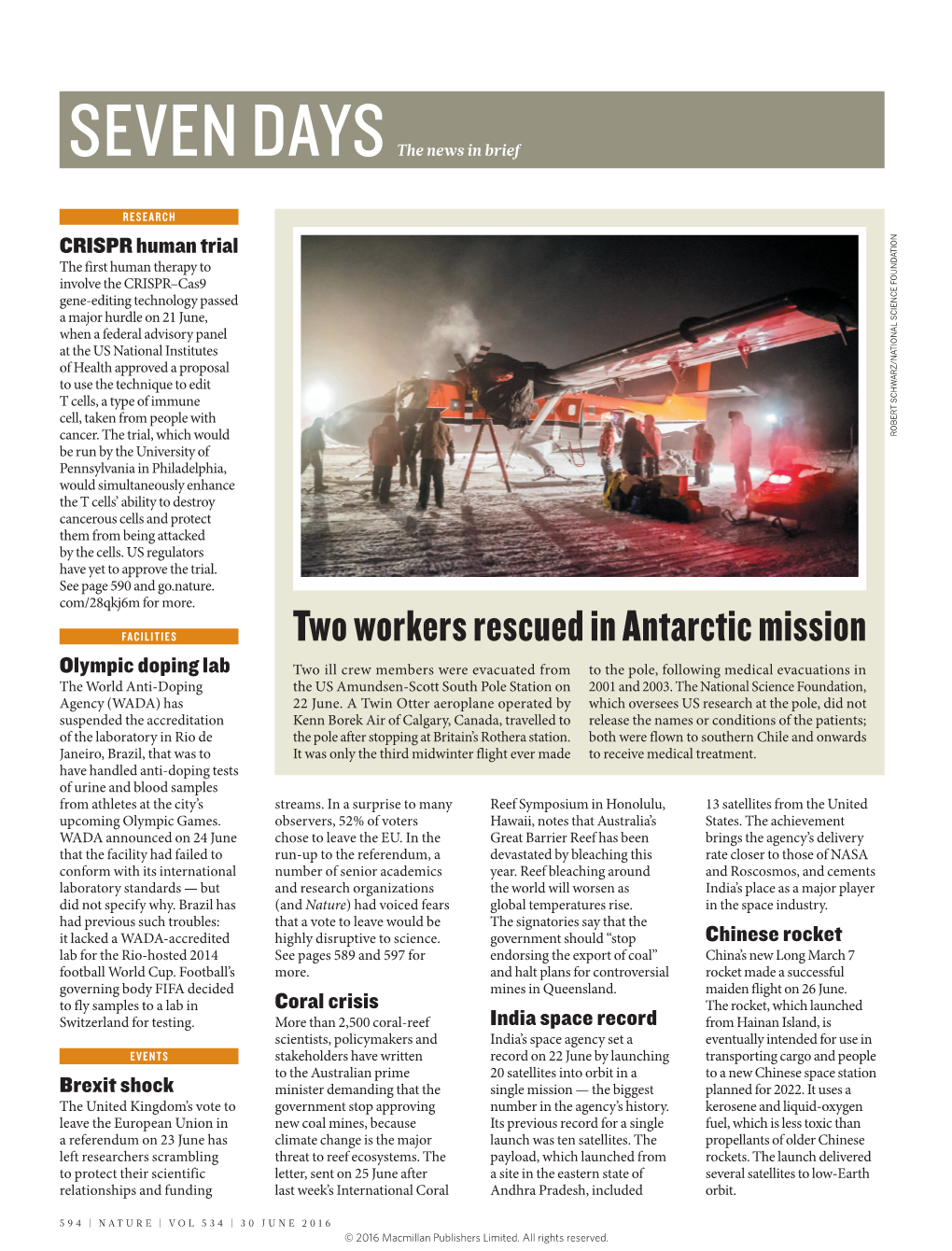 Two Workers Rescued in Antarctic Mission