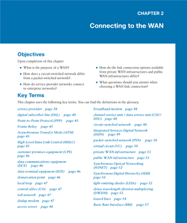 Connecting to the WAN