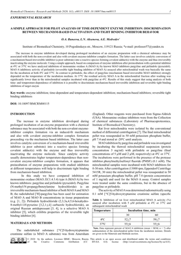 Discrimination Between Mechanism-Based Inactivation and Tight Binding Inhibitor Behavior