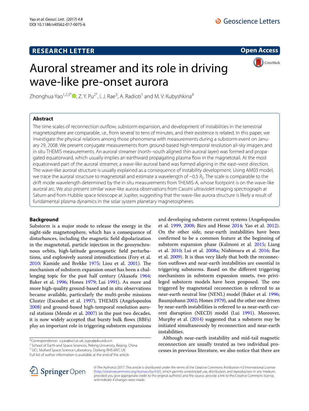 Auroral Streamer and Its Role in Driving Wave-Like Pre-Onset Aurora