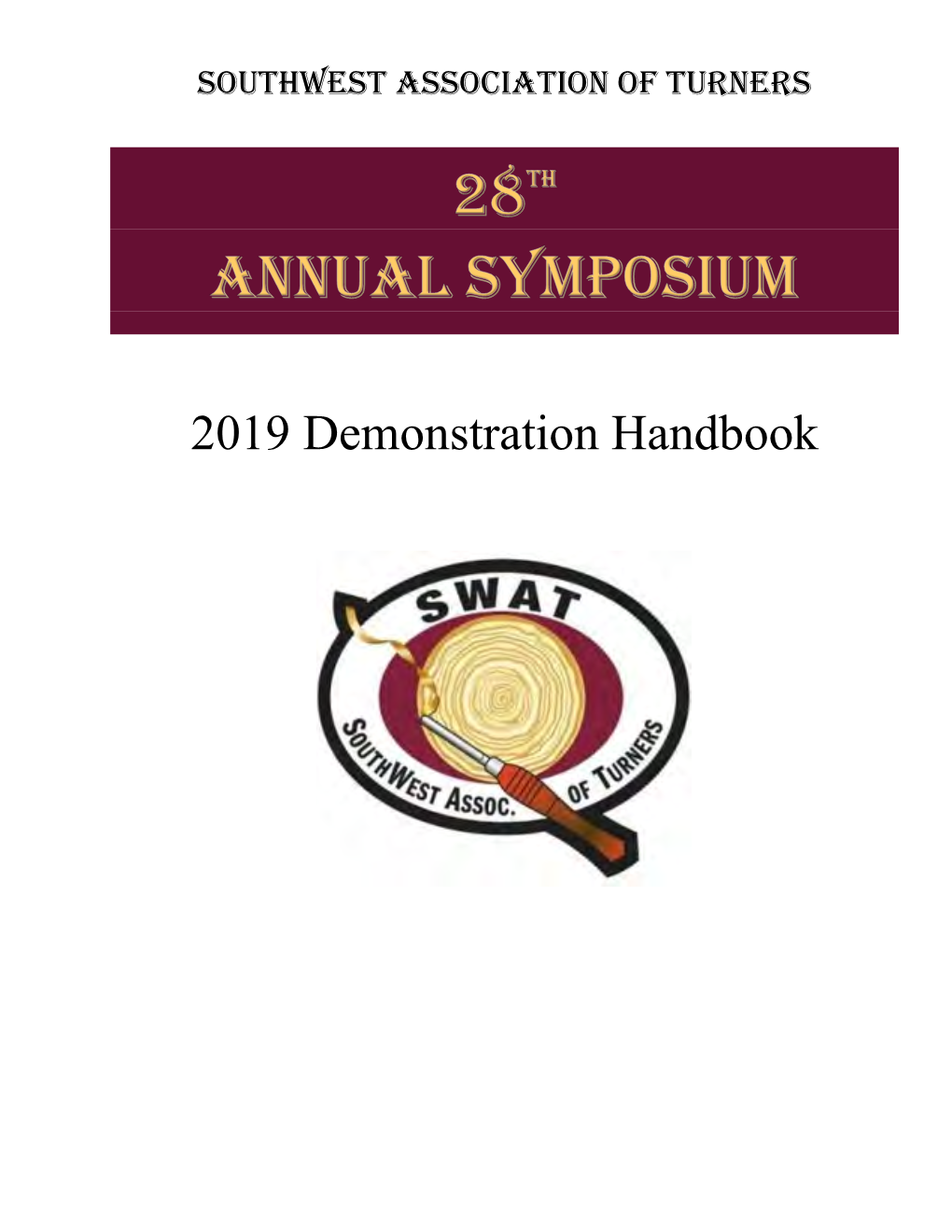 SWAT 2019 Printable Handbook