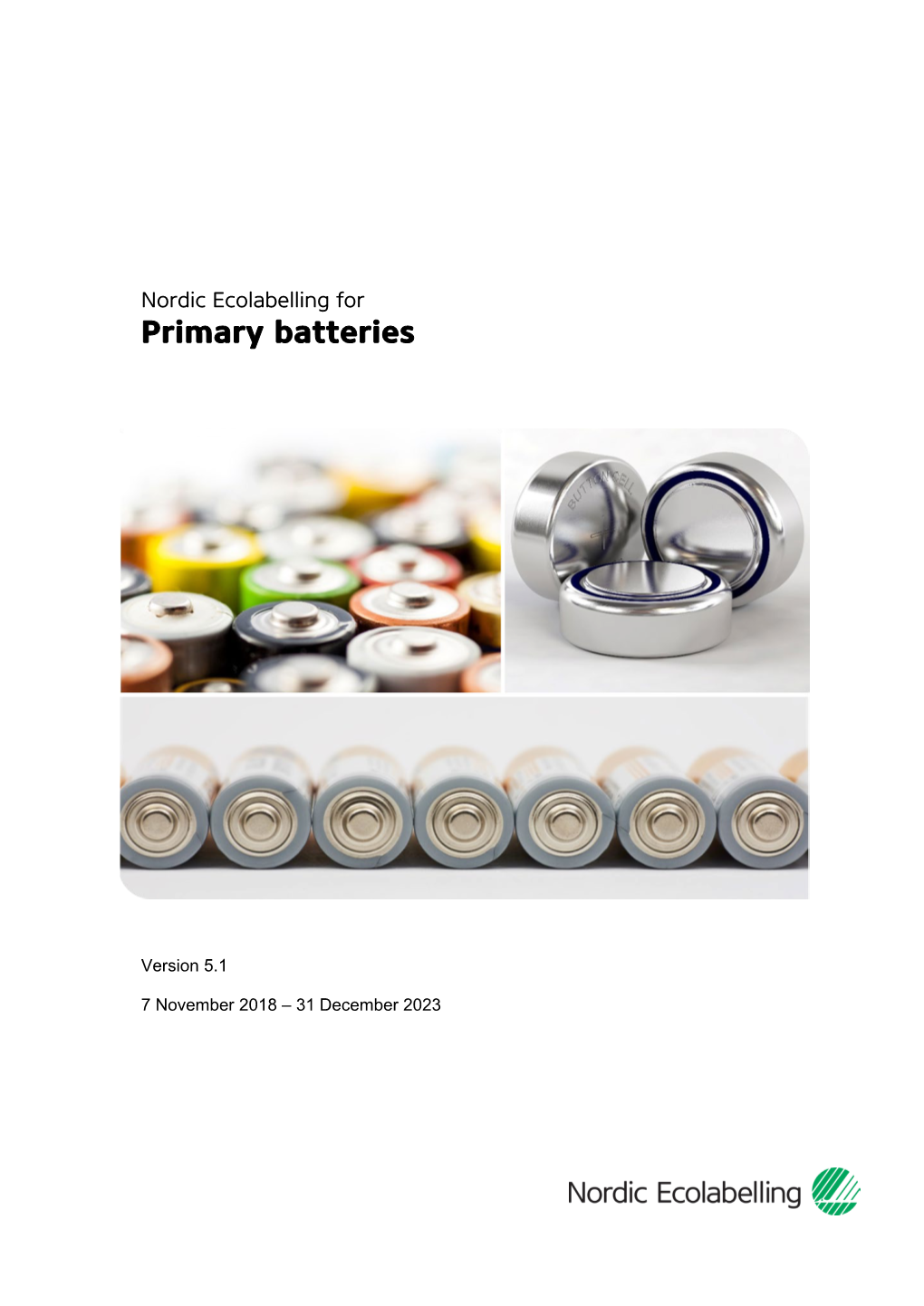 Primary Batteries