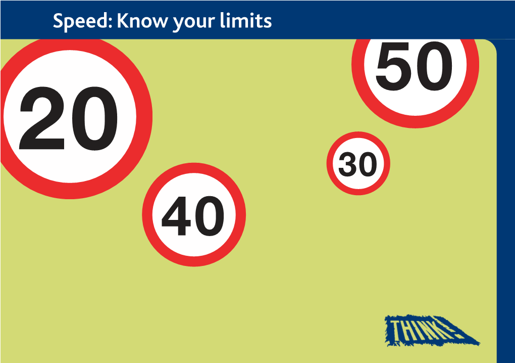 Speed: Know Your Limits