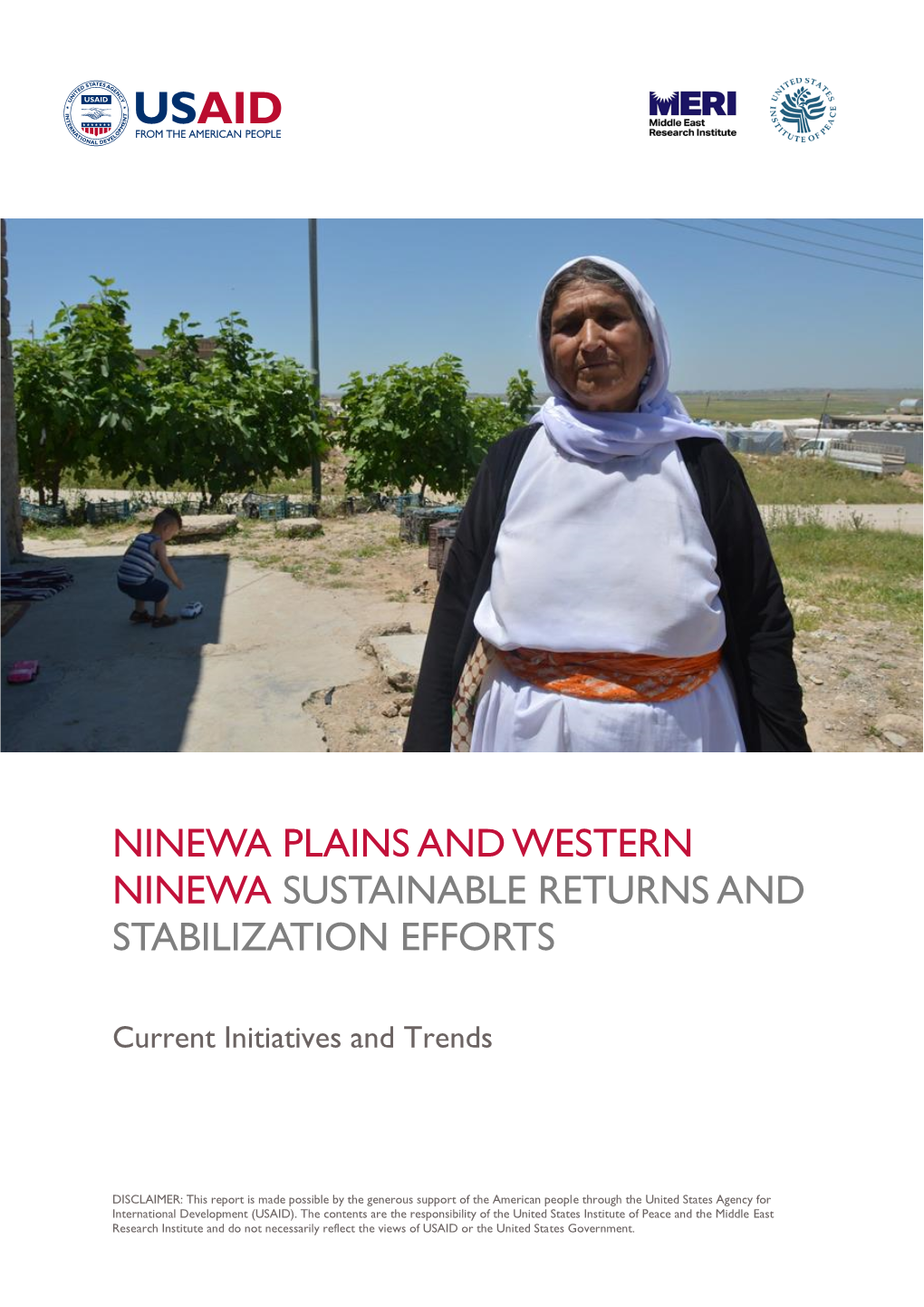 Ninewa Plains and Western Ninewa Sustainable Returns and Stabilization Efforts