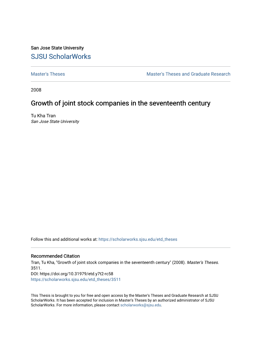 Growth of Joint Stock Companies in the Seventeenth Century