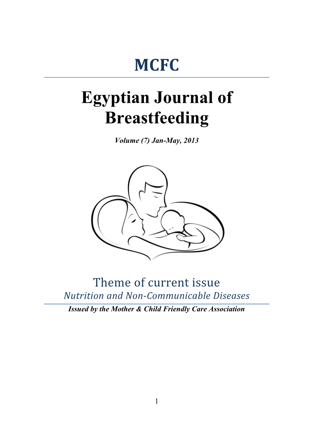 MCFC Egyptian Journal of Breastfeeding