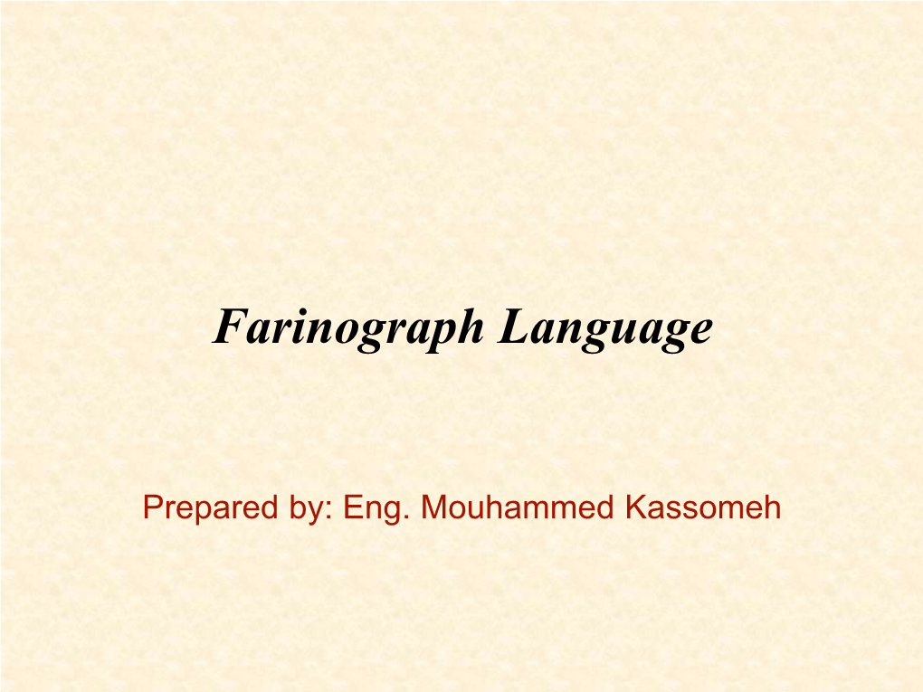 BRABENDER – Farinograph Language