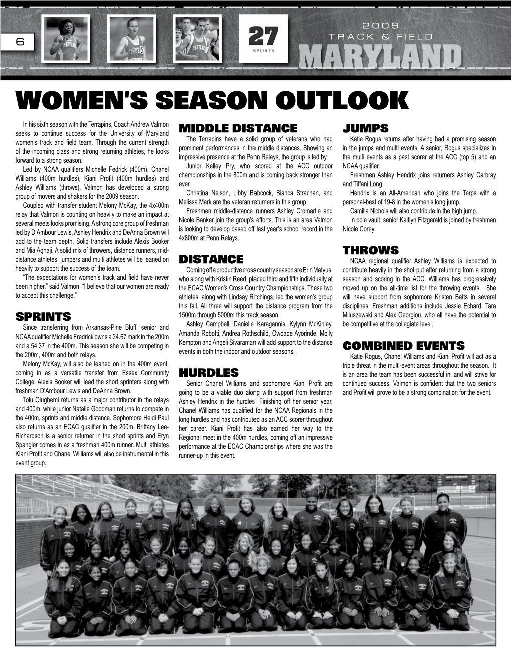 Women's Season Outlook