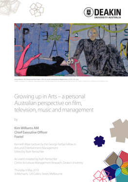 A Personal Australian Perspective on Film, Television, Music and Management By