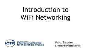 Introduction to Wifi Networking