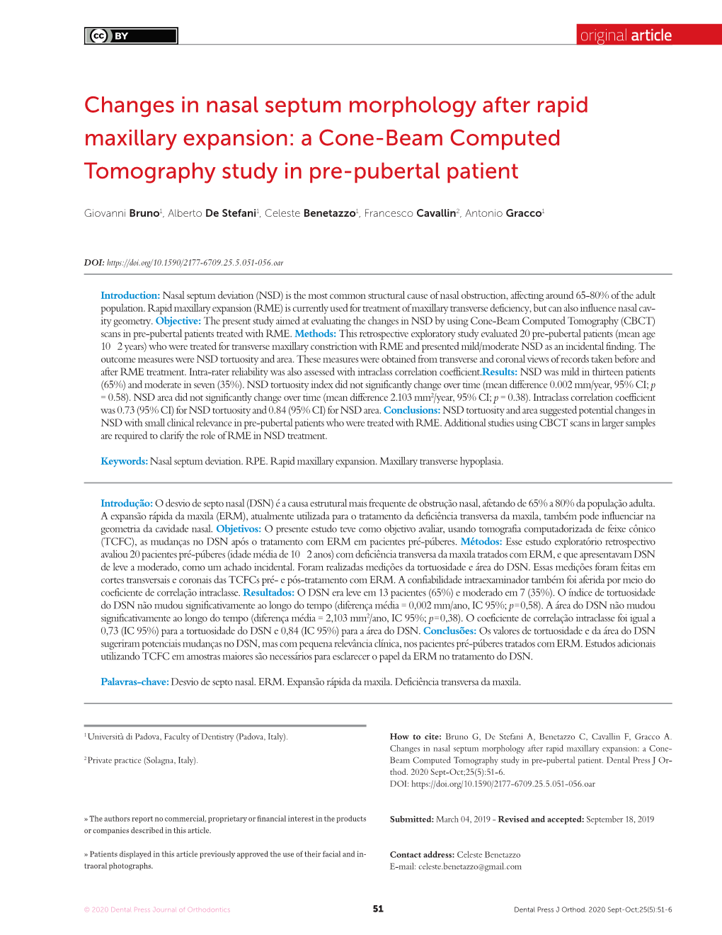 A Cone-Beam Computed Tomography Study in Pre-Pubertal Patient