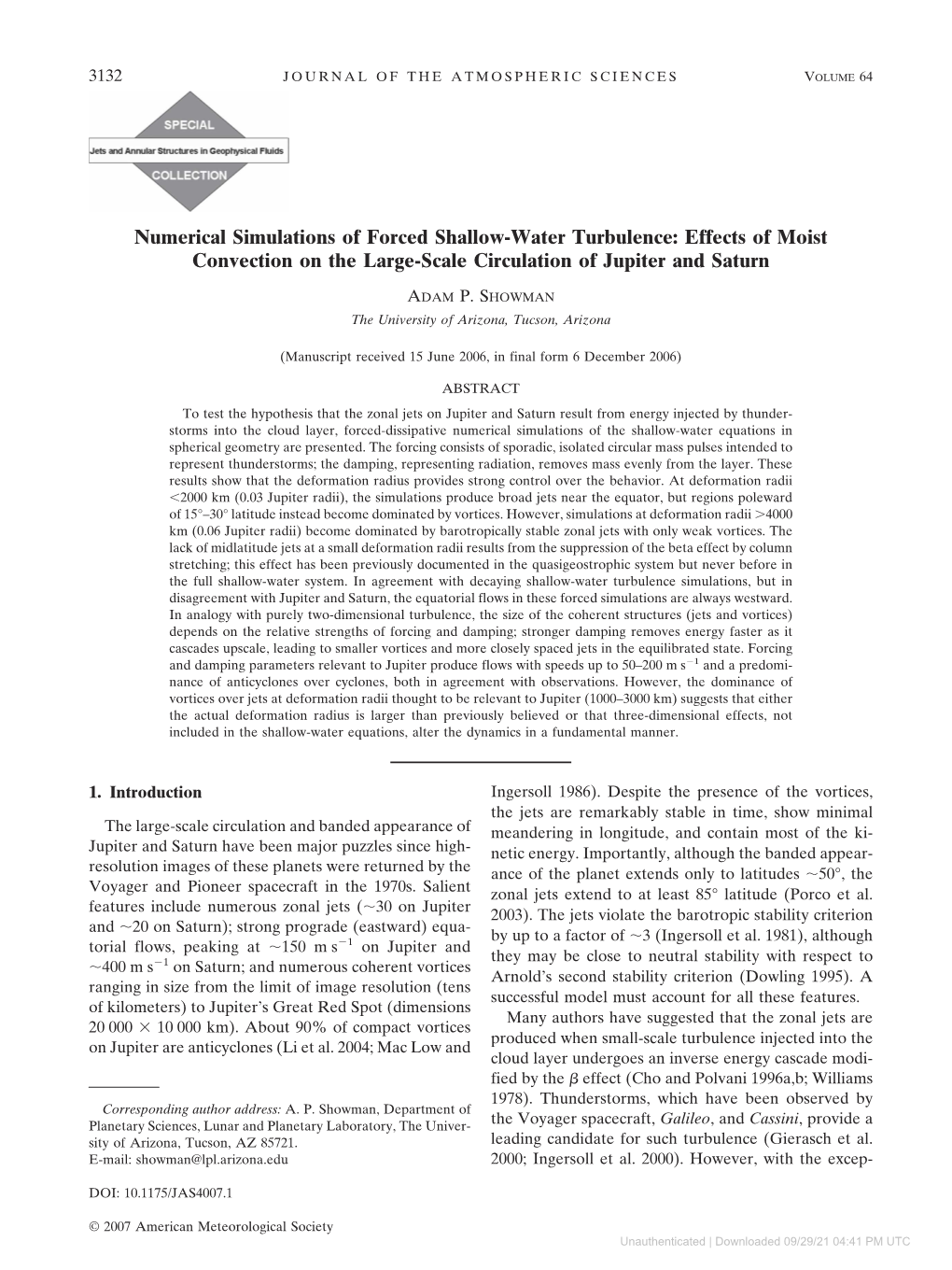 Numerical Simulations of Forced Shallow-Water Turbulence: Effects of Moist Convection on the Large-Scale Circulation of Jupiter and Saturn