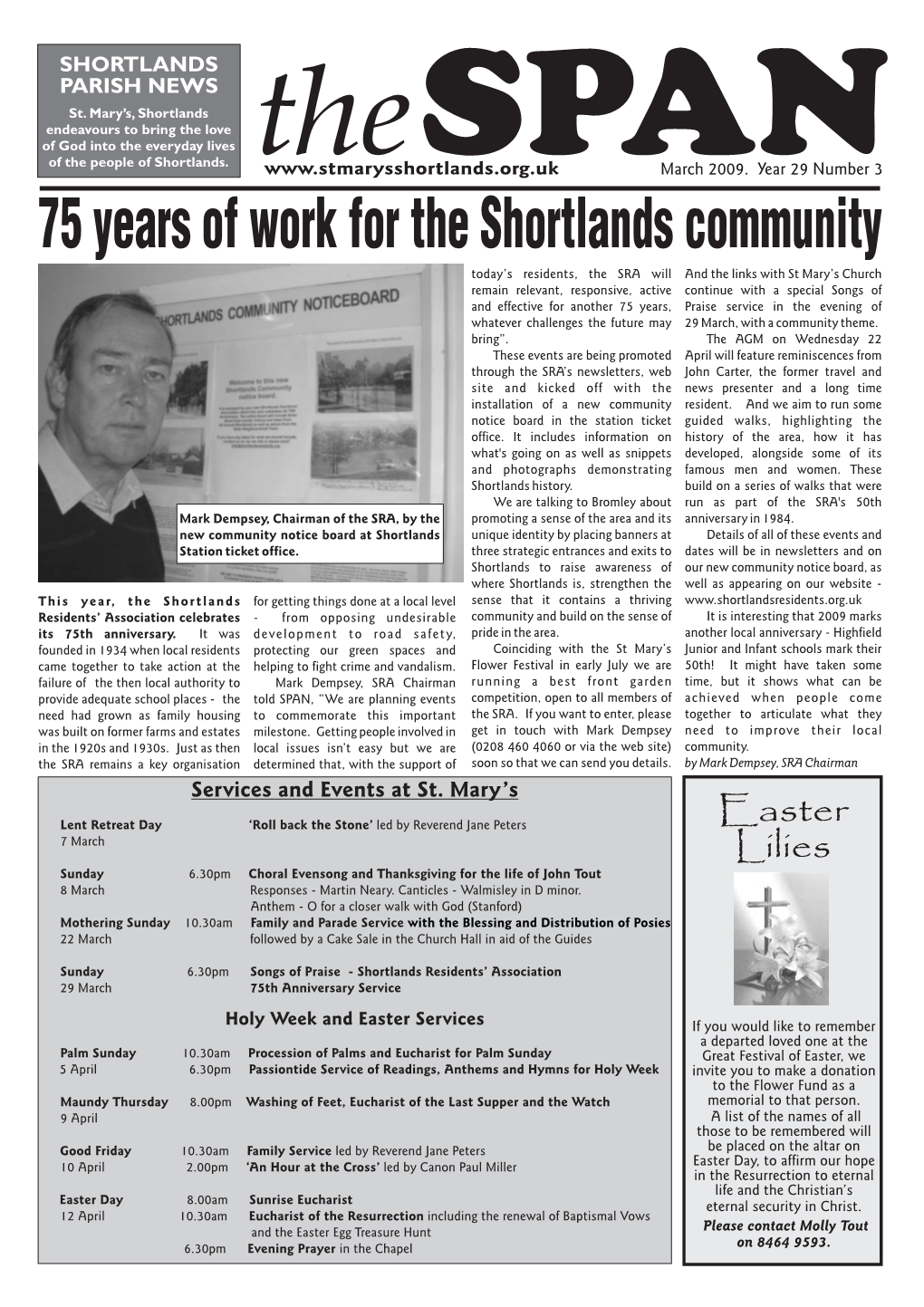 75 Years of Work for the Shortlands Community