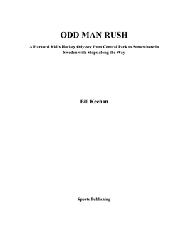 Odd Man Rush