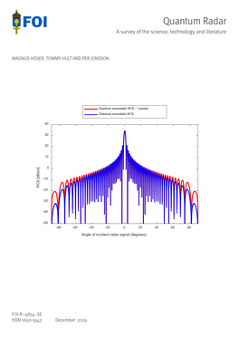 Quantum Radar a Survey of the Science, Technology and Literature