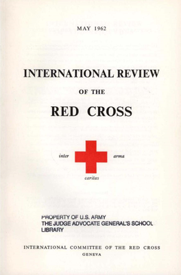 International Review of the Red Cross, May