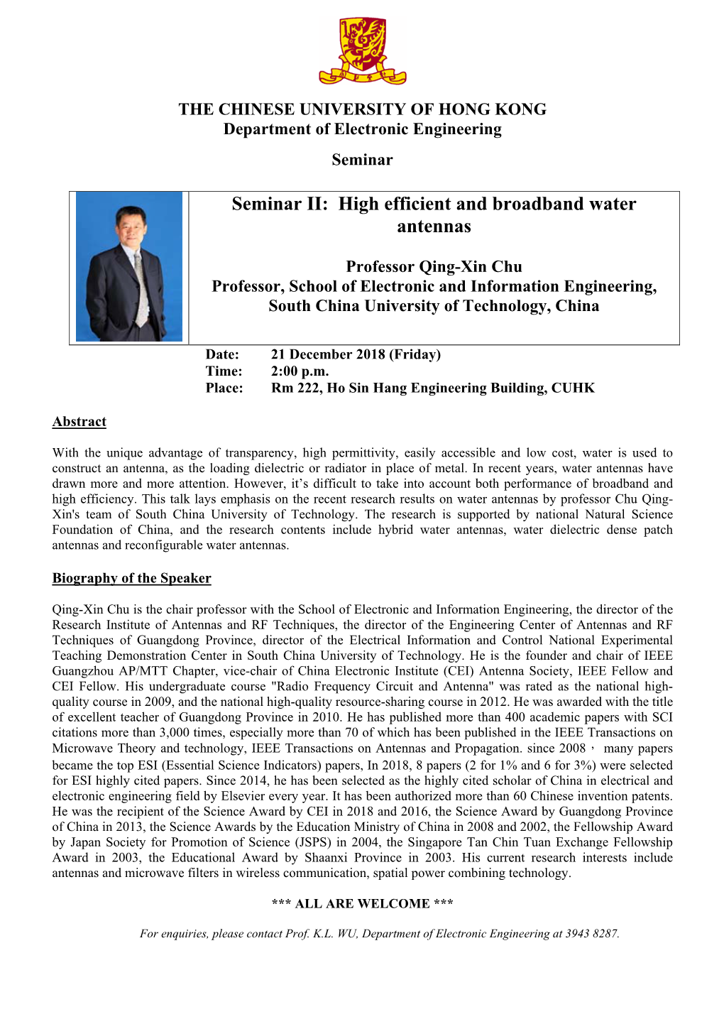 Seminar II: High Efficient and Broadband Water Antennas