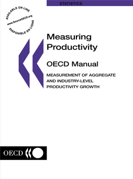 Measuring Productivity – OECD Manual a V