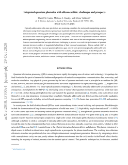 Arxiv:2010.15700V1 [Quant-Ph] 29 Oct 2020