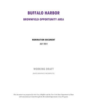 Buffalo Harbor Brownfield Opportunity Area