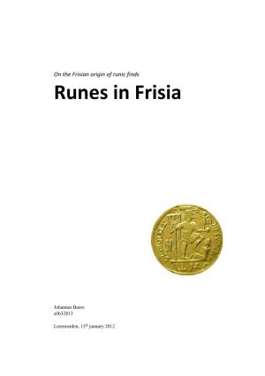 Runes in Frisia