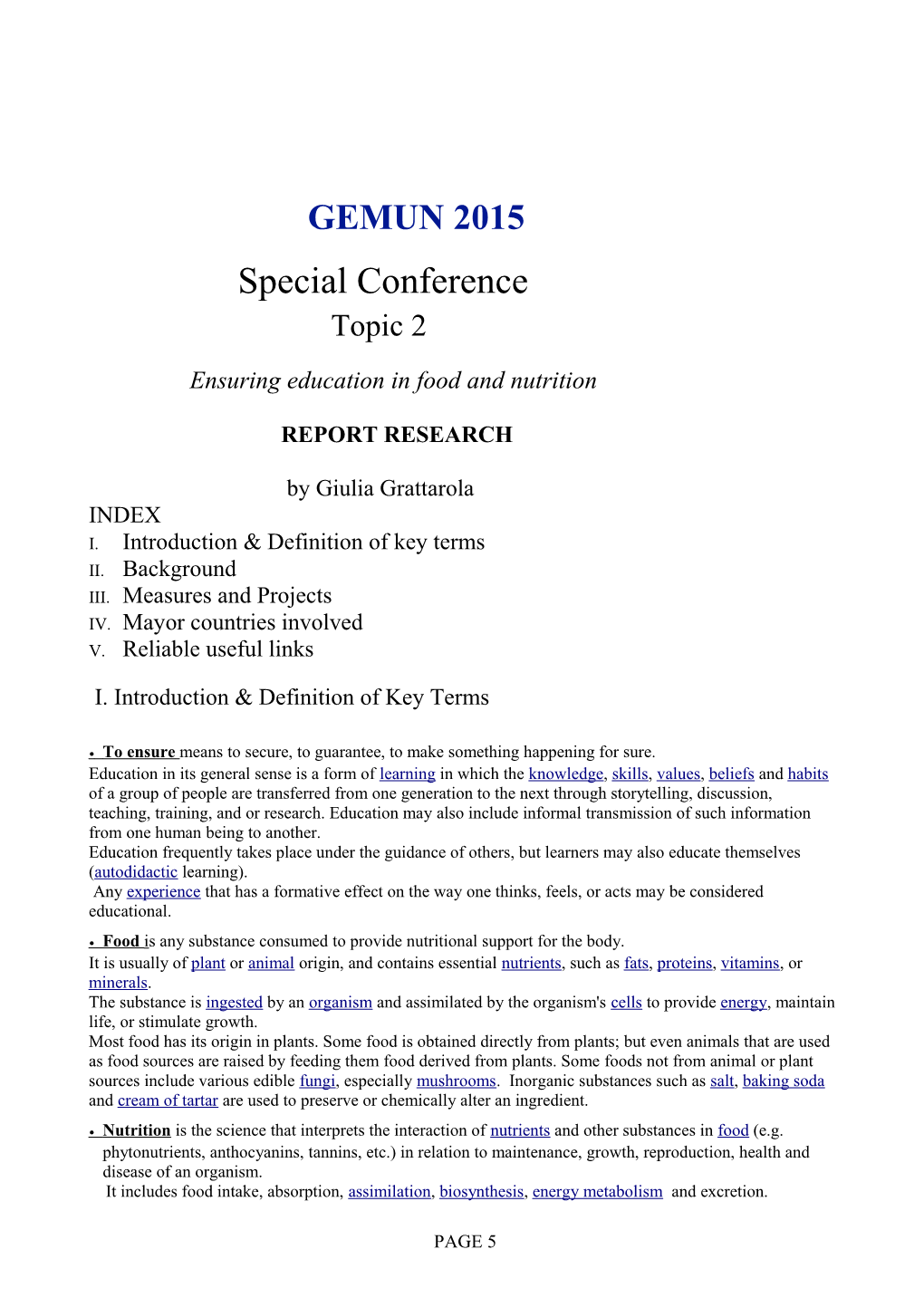 Study Guide Specon 2015