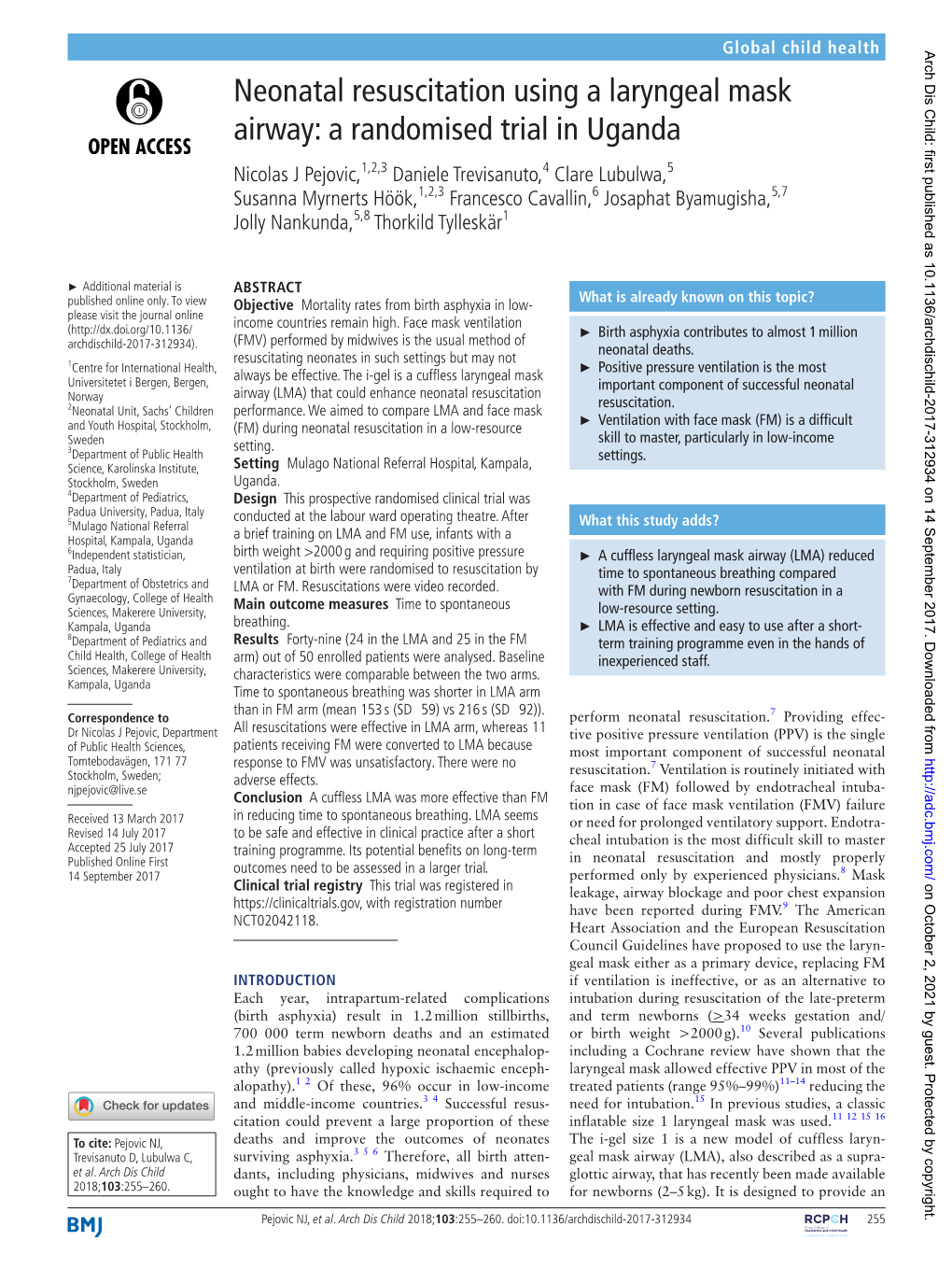 Neonatal Resuscitation Using a Laryngeal Mask Airway A DocsLib