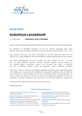 European Leadership